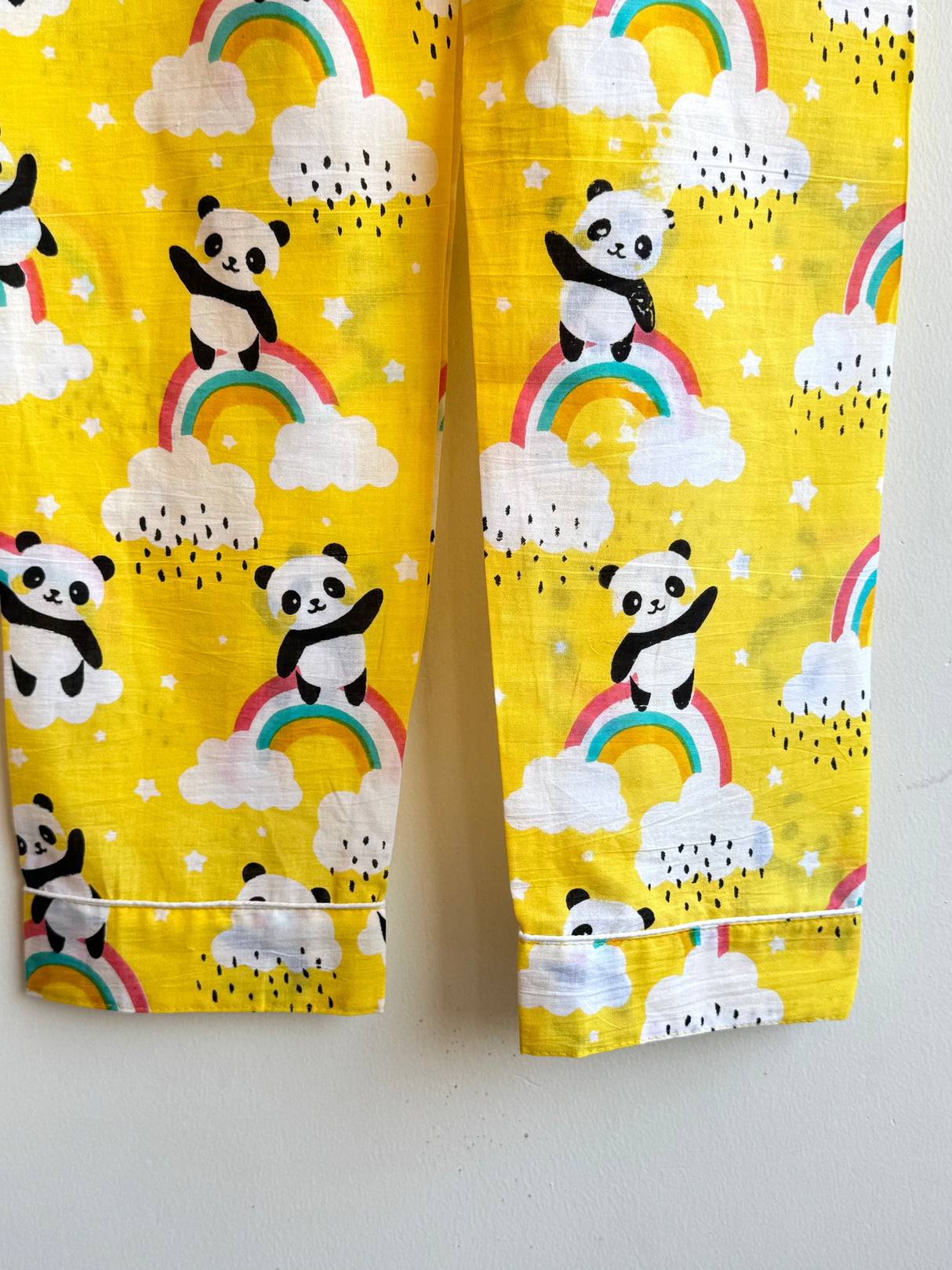 Yellow Panda Kids Night Suit Set