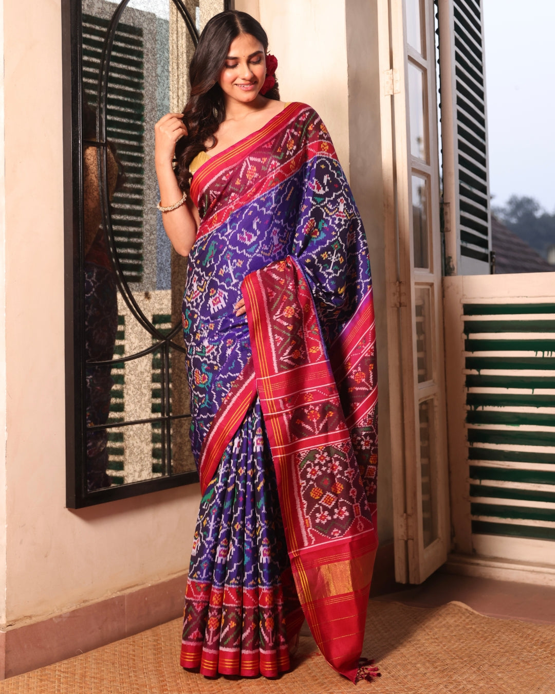 heritage-inspired-single-ikat-silk-saree