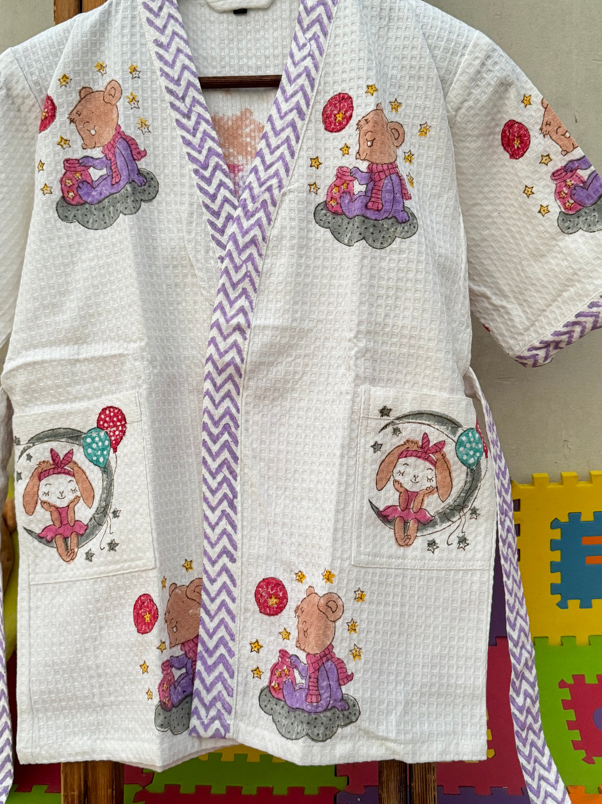 popular purple dreamland bathrobes for girls available in bulk with global shipping