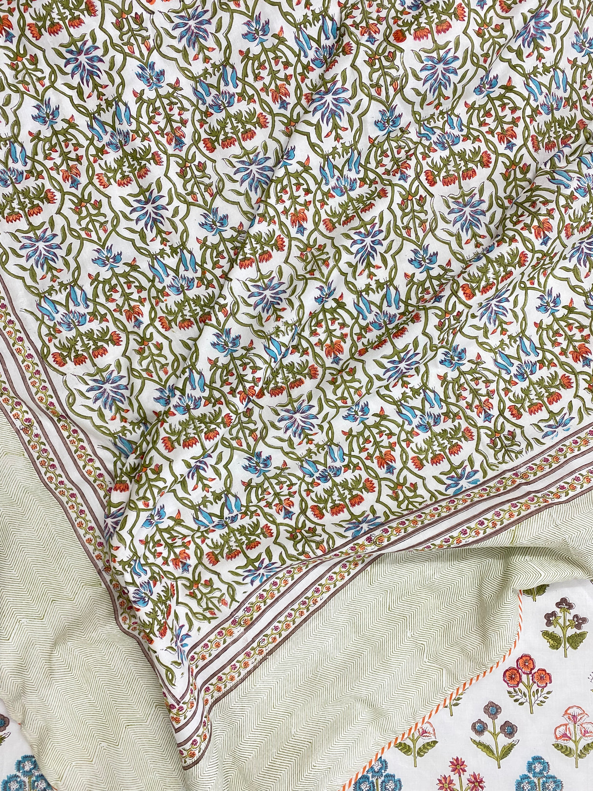 Blockprint Cotton Dohar