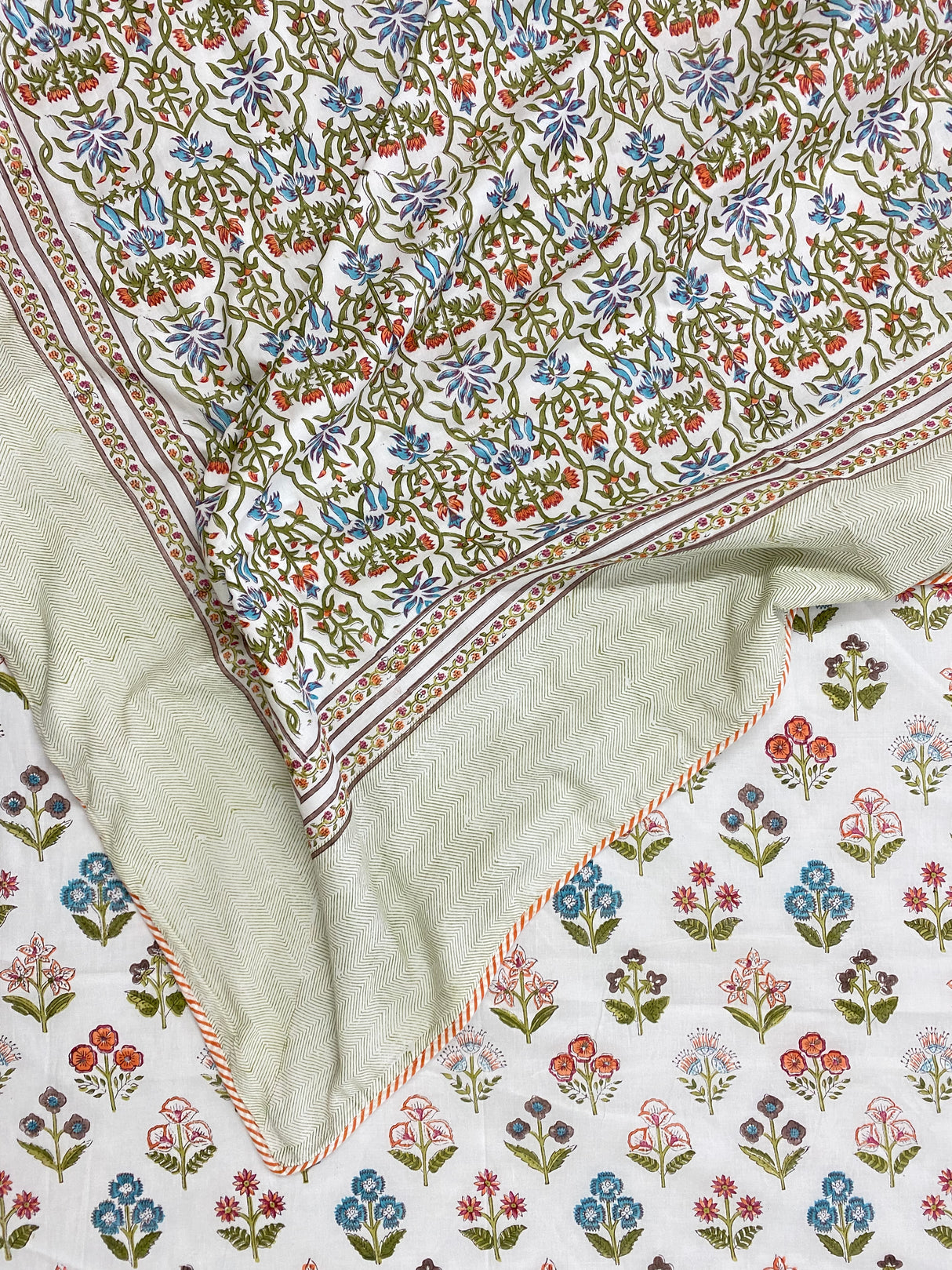 Blockprint Cotton Dohar