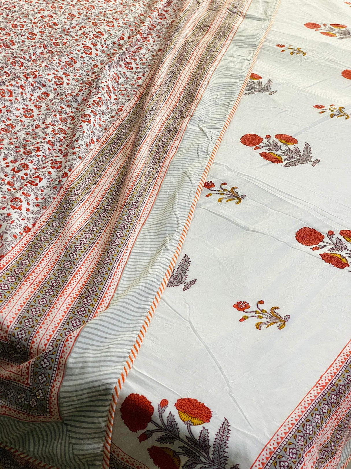 Blockprint Cotton Dohar
