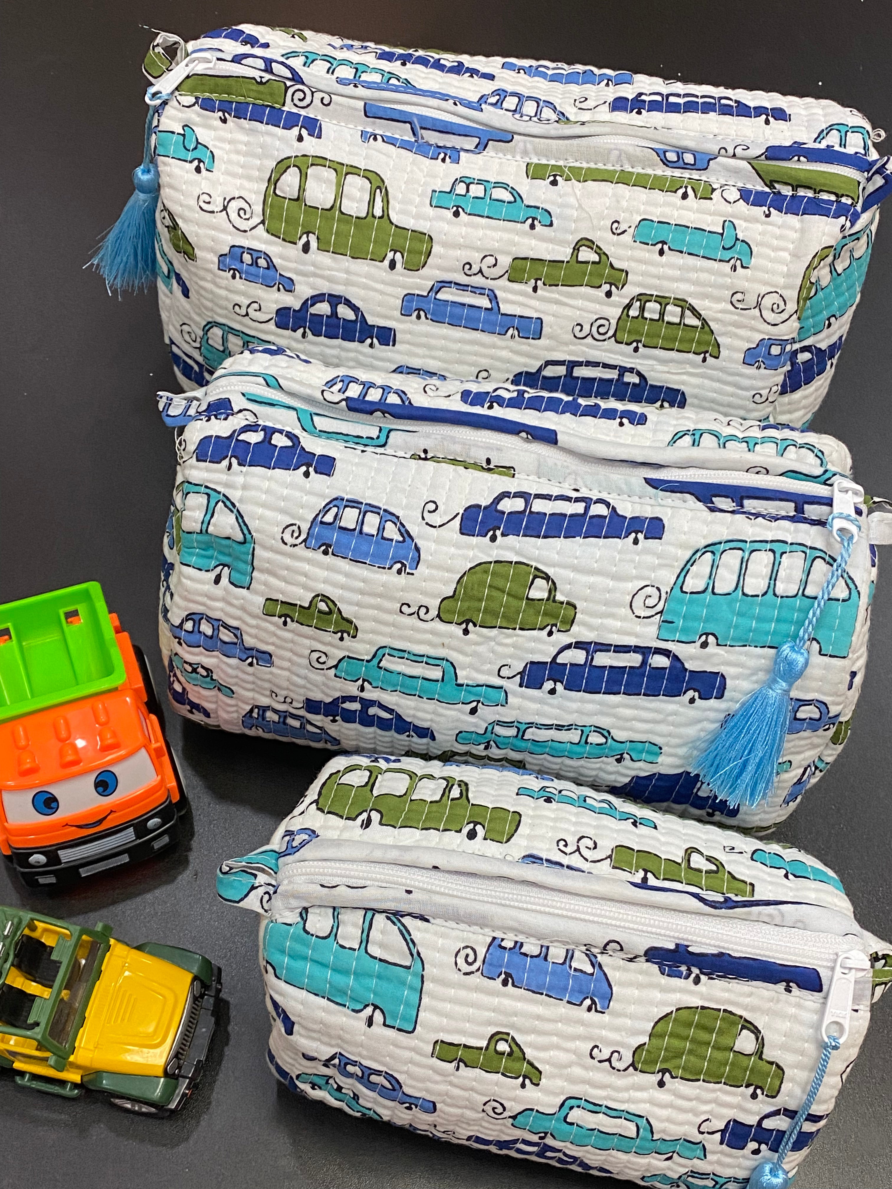 Set of 3 Multipurpose Pouch (large, medium and small)