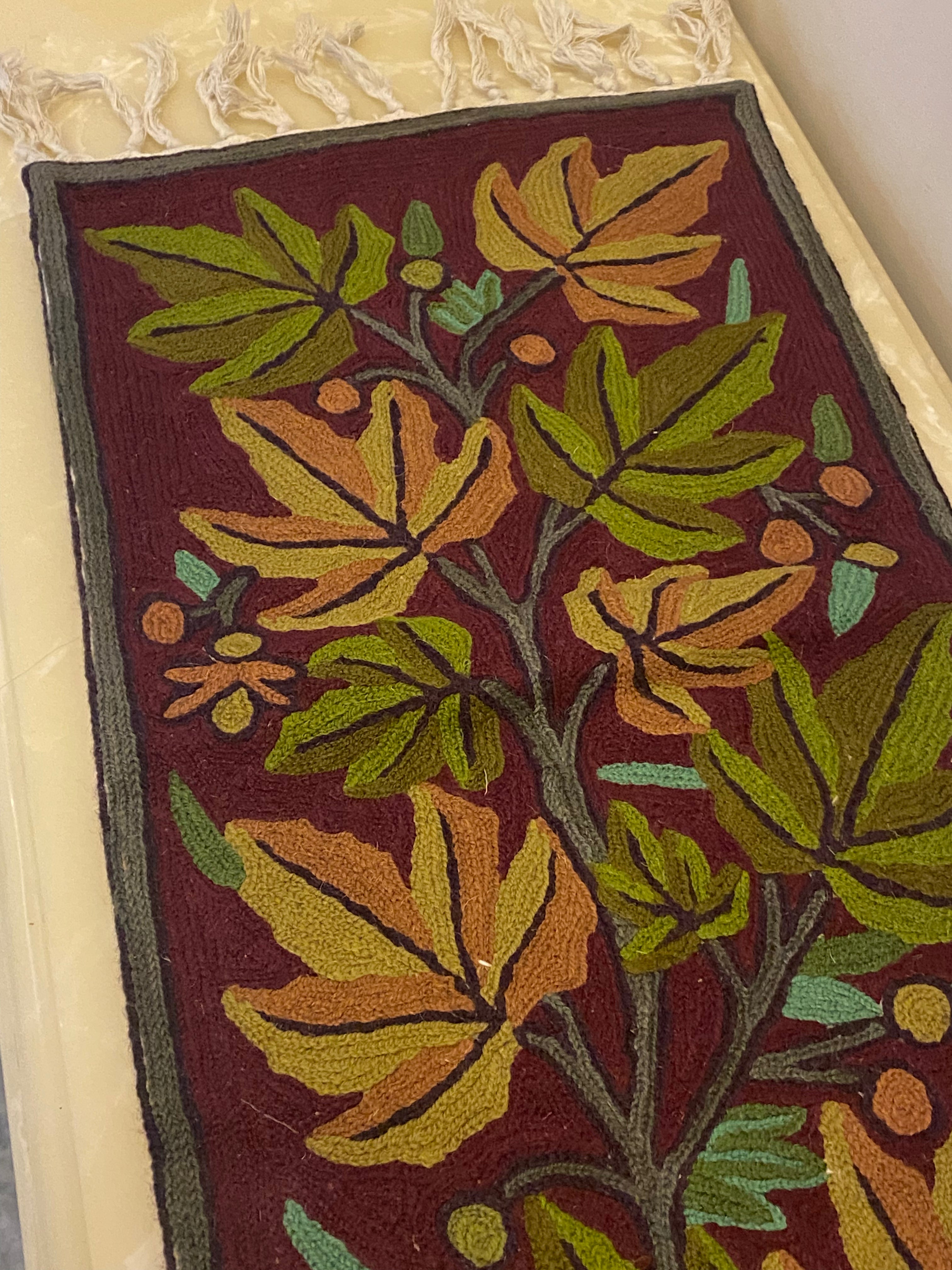 Kashmiri Embroidery Table Runner (74*12 inches)