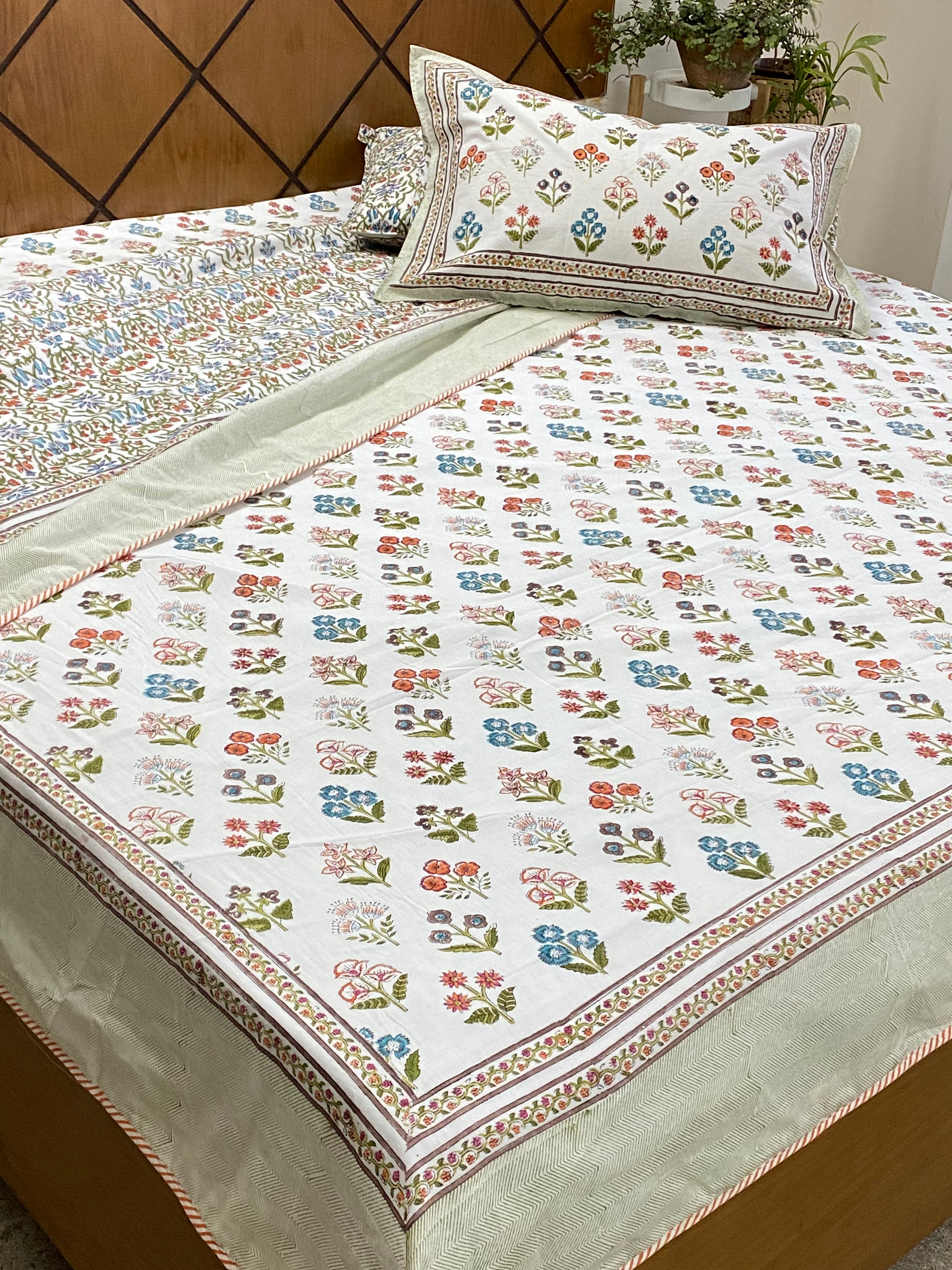Blockprint Cotton Dohar