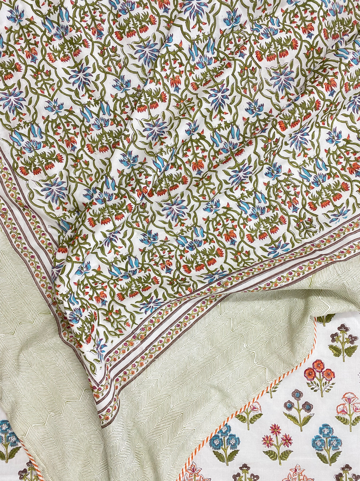 Blockprint Cotton Dohar