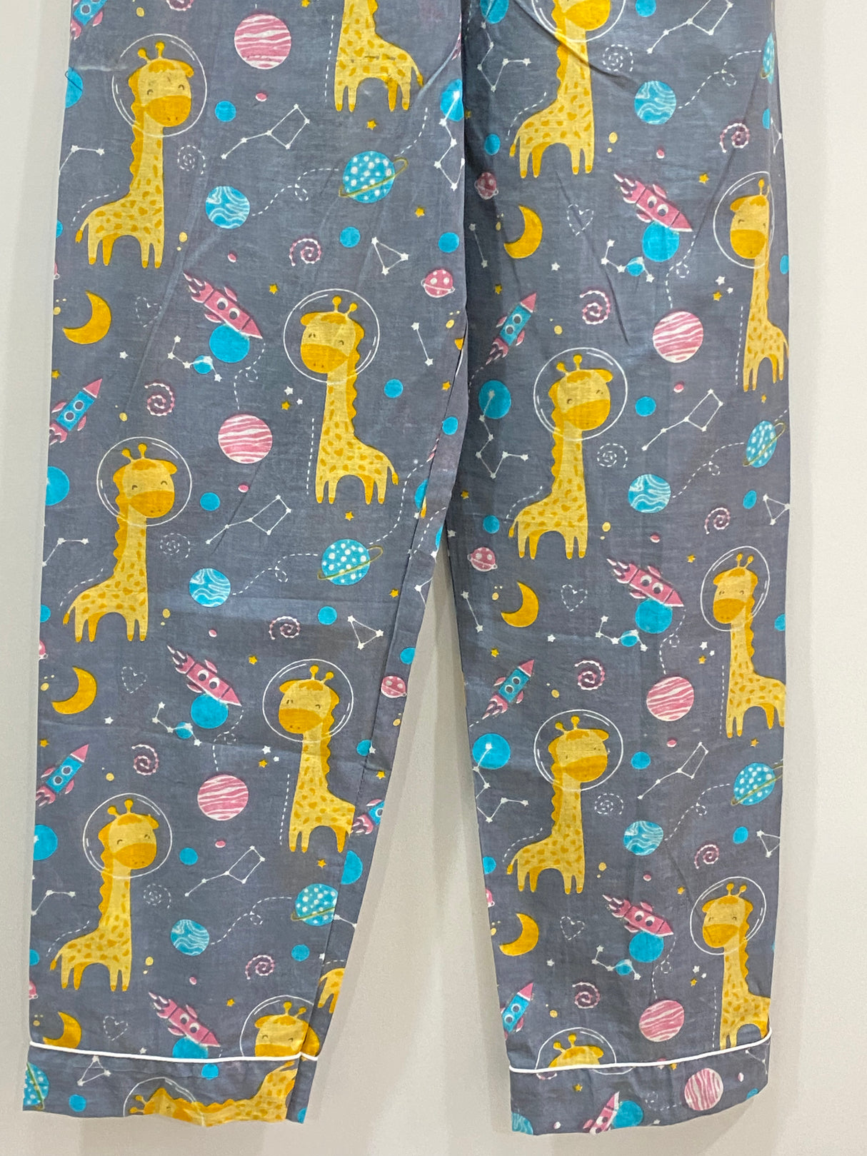 Grey Giraffe Kids Night Suit Set