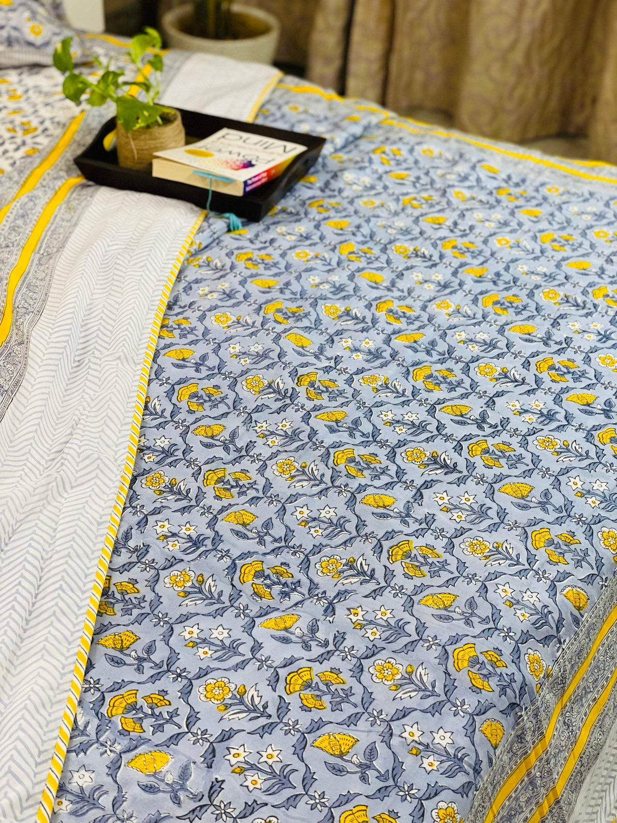 Blockprint Cotton Dohar