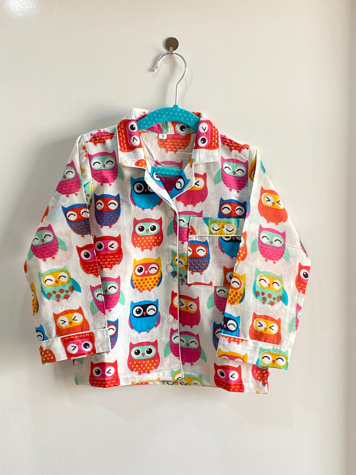 White Owl Kids Night Suit Set