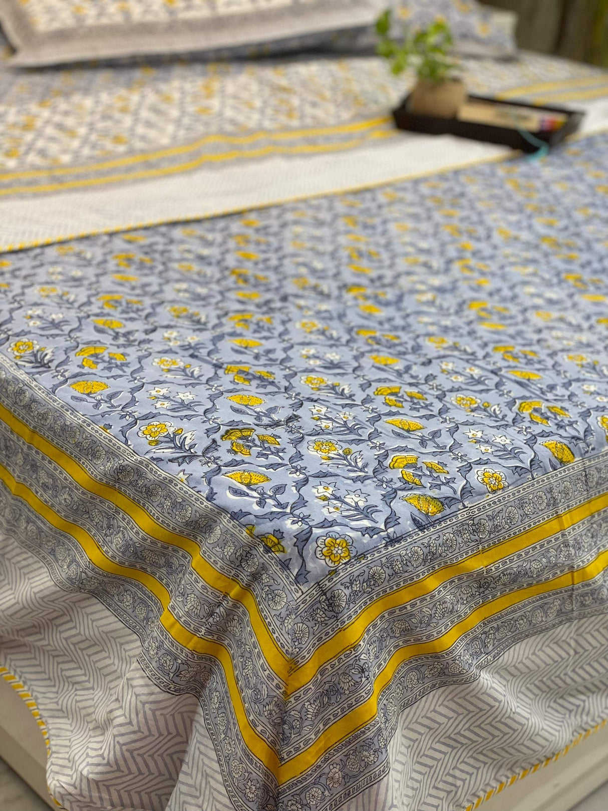 Blockprint Cotton Dohar