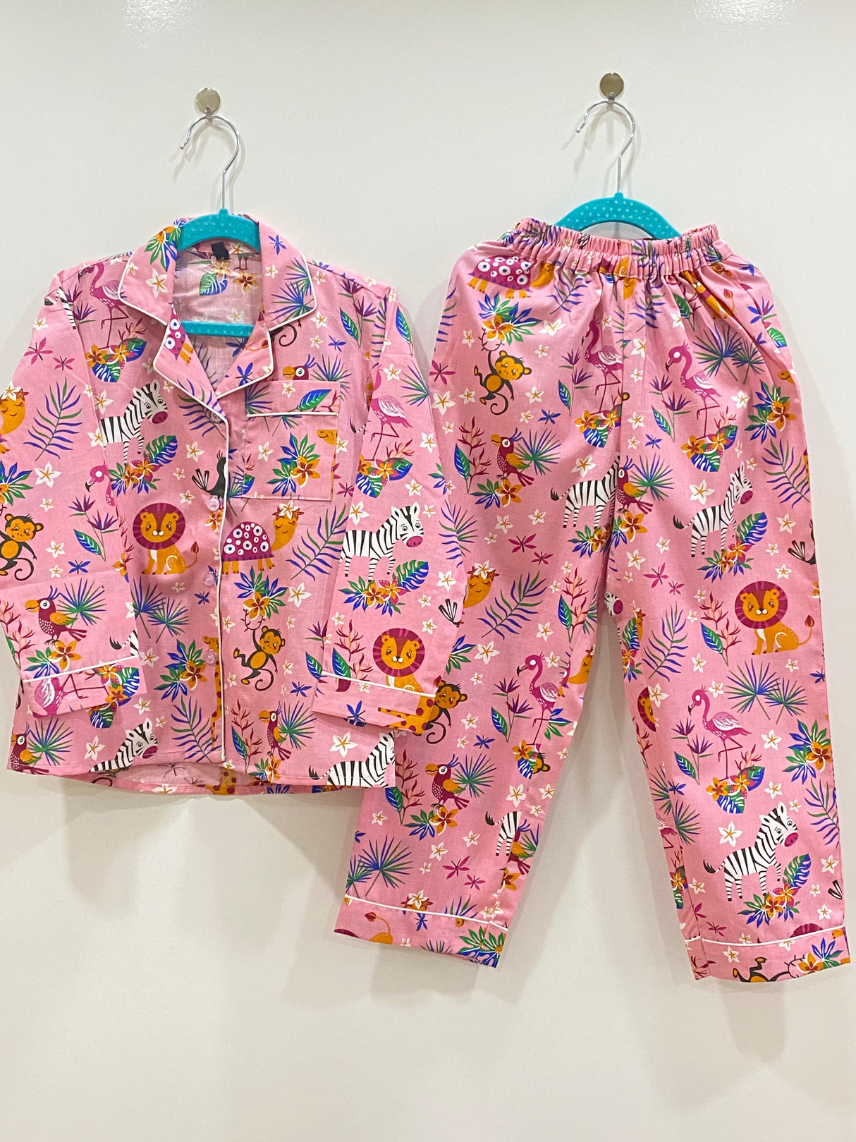 Jungle Animals Kids Night Suit Set