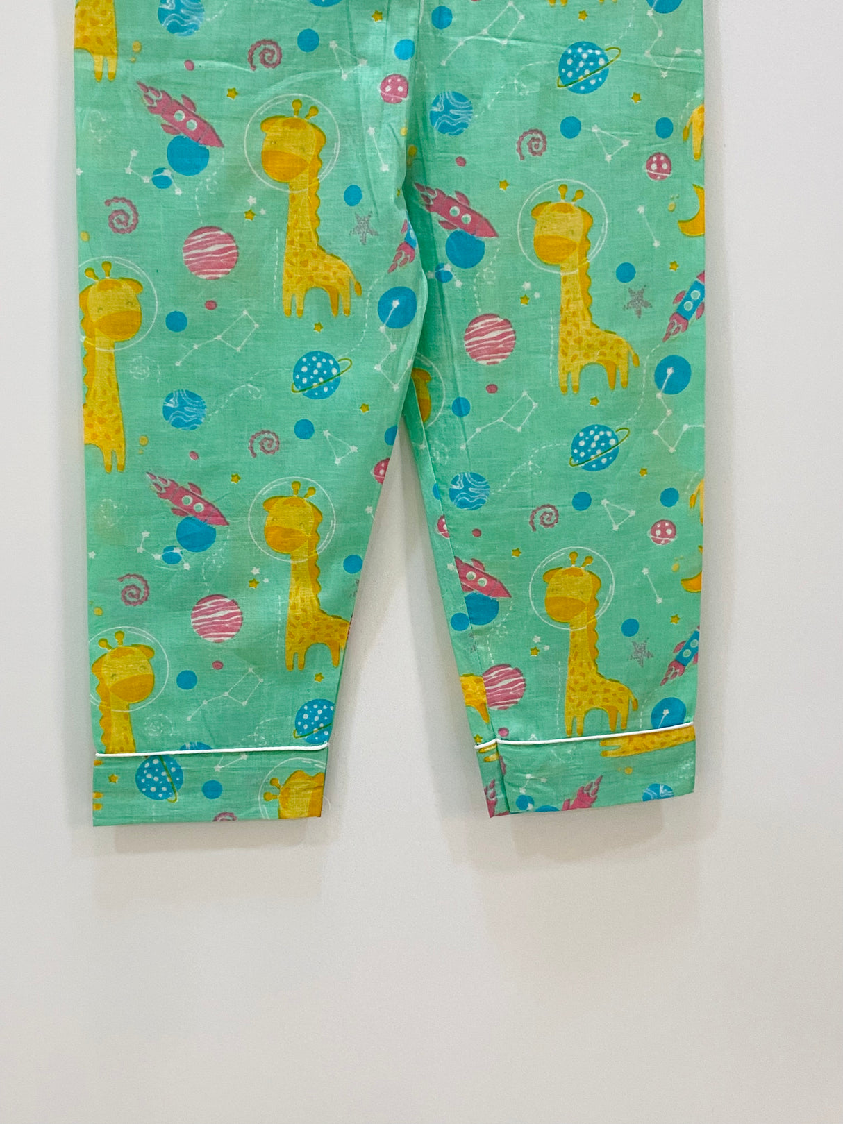 Green Giraffe Kids Night Suit Set