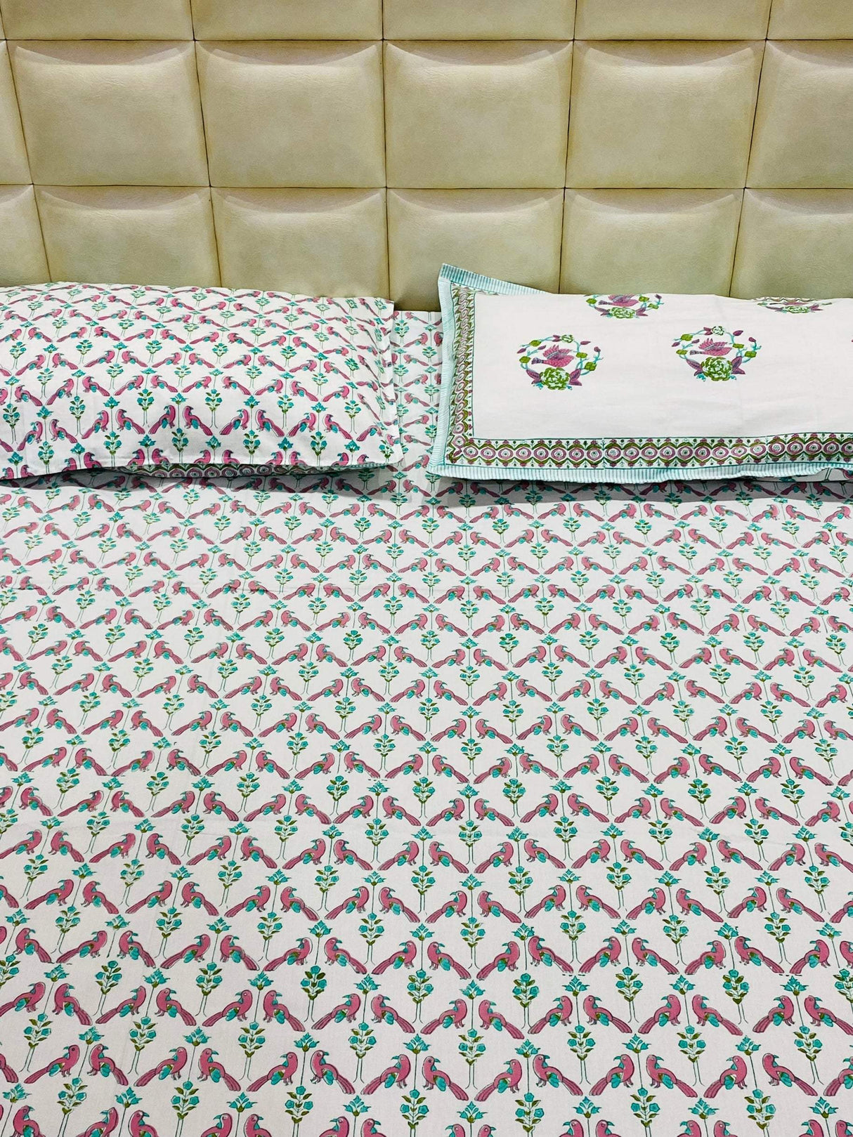 Blockprint Cotton Bedsheet