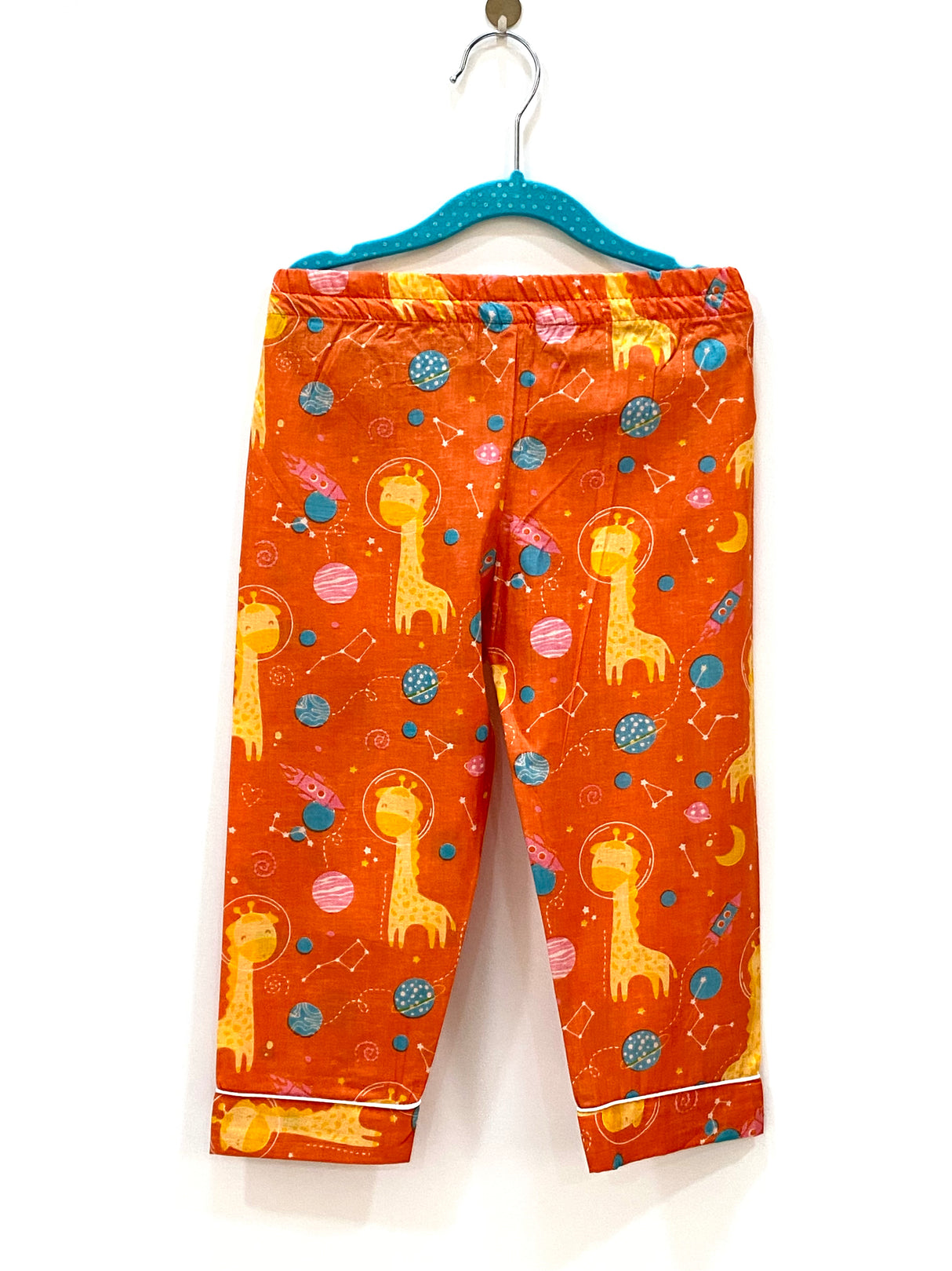 Orange Giraffe Kids Night Suit Set