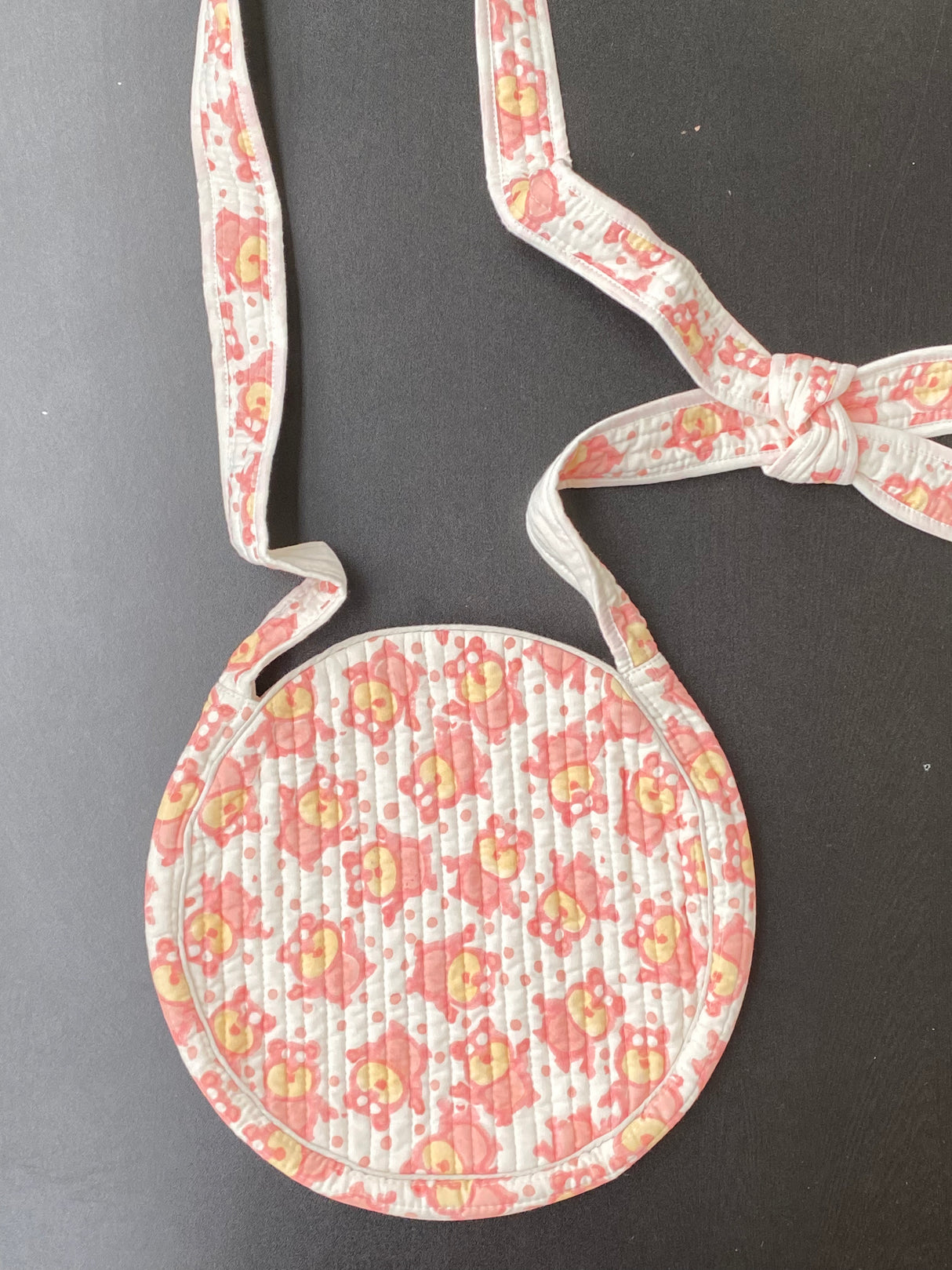 Round Sling Bag- Blockprint