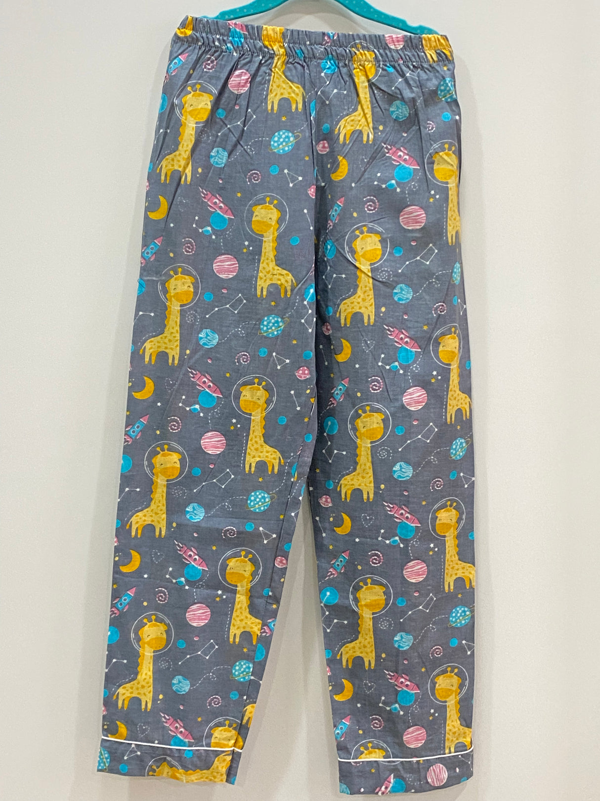 Grey Giraffe Kids Night Suit Set