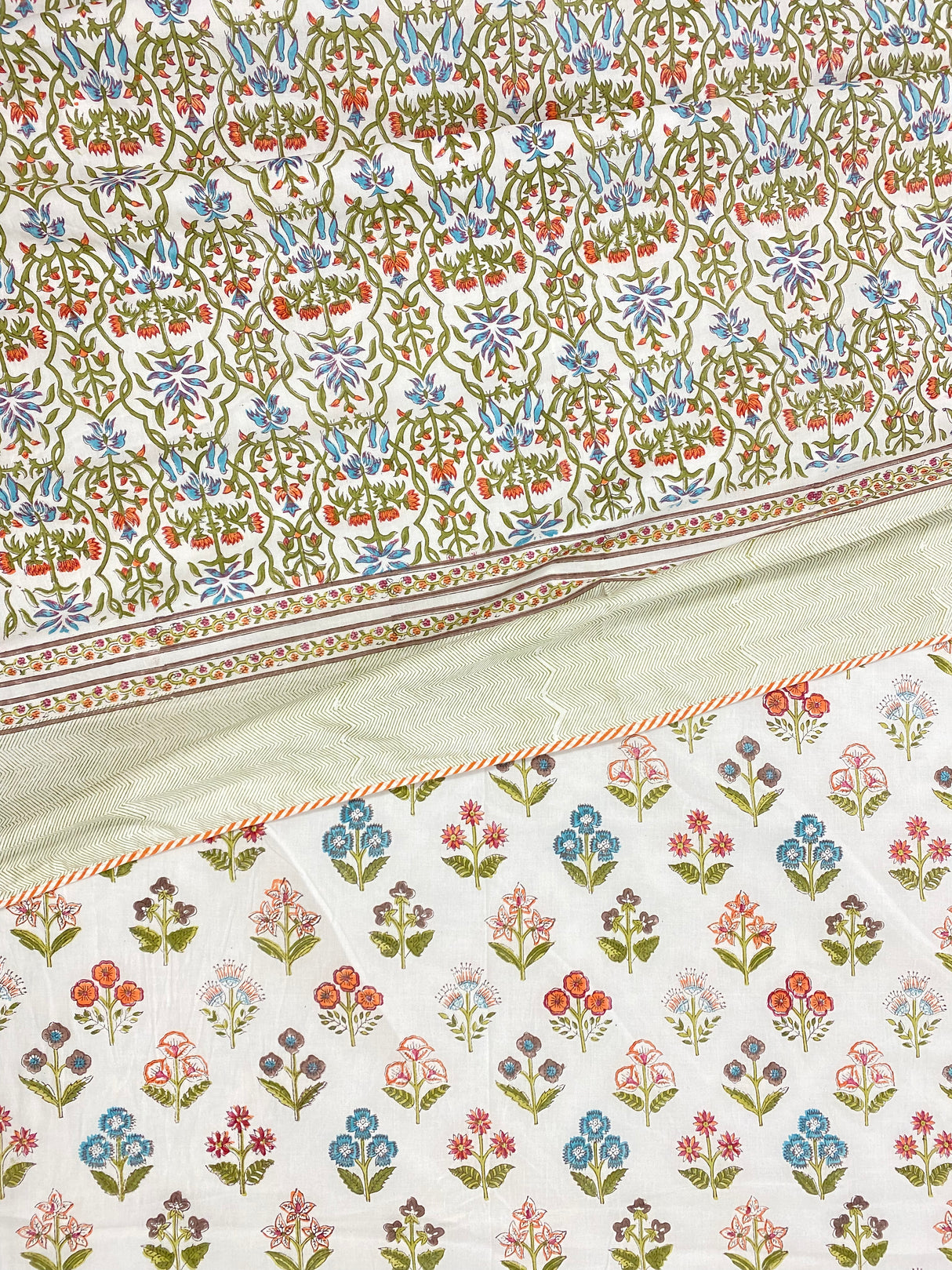 Blockprint Cotton Dohar