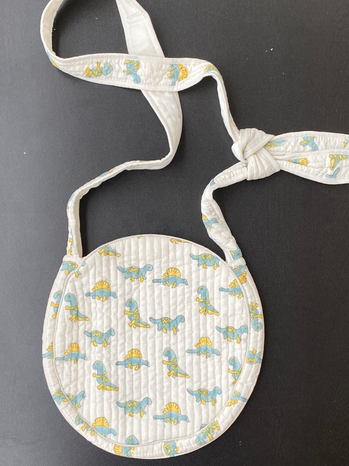 Round Sling Bag- Blockprint