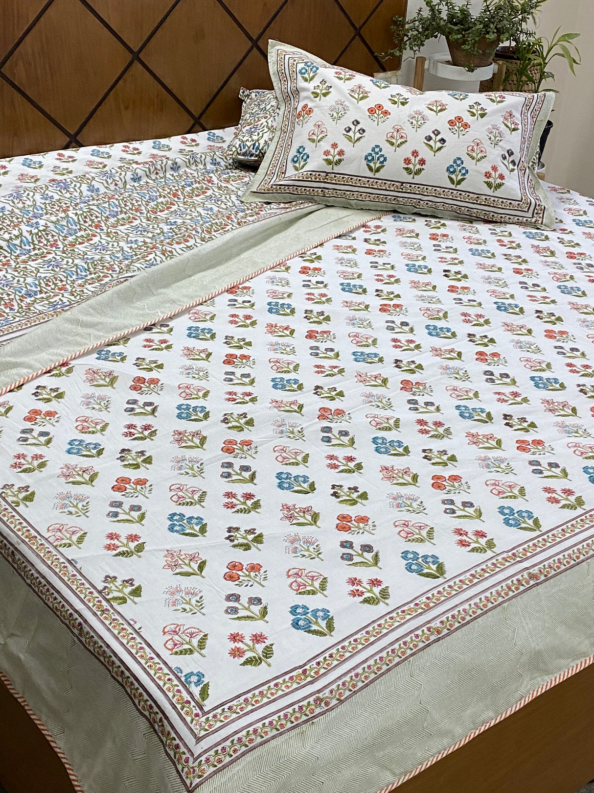 Blockprint Cotton Dohar