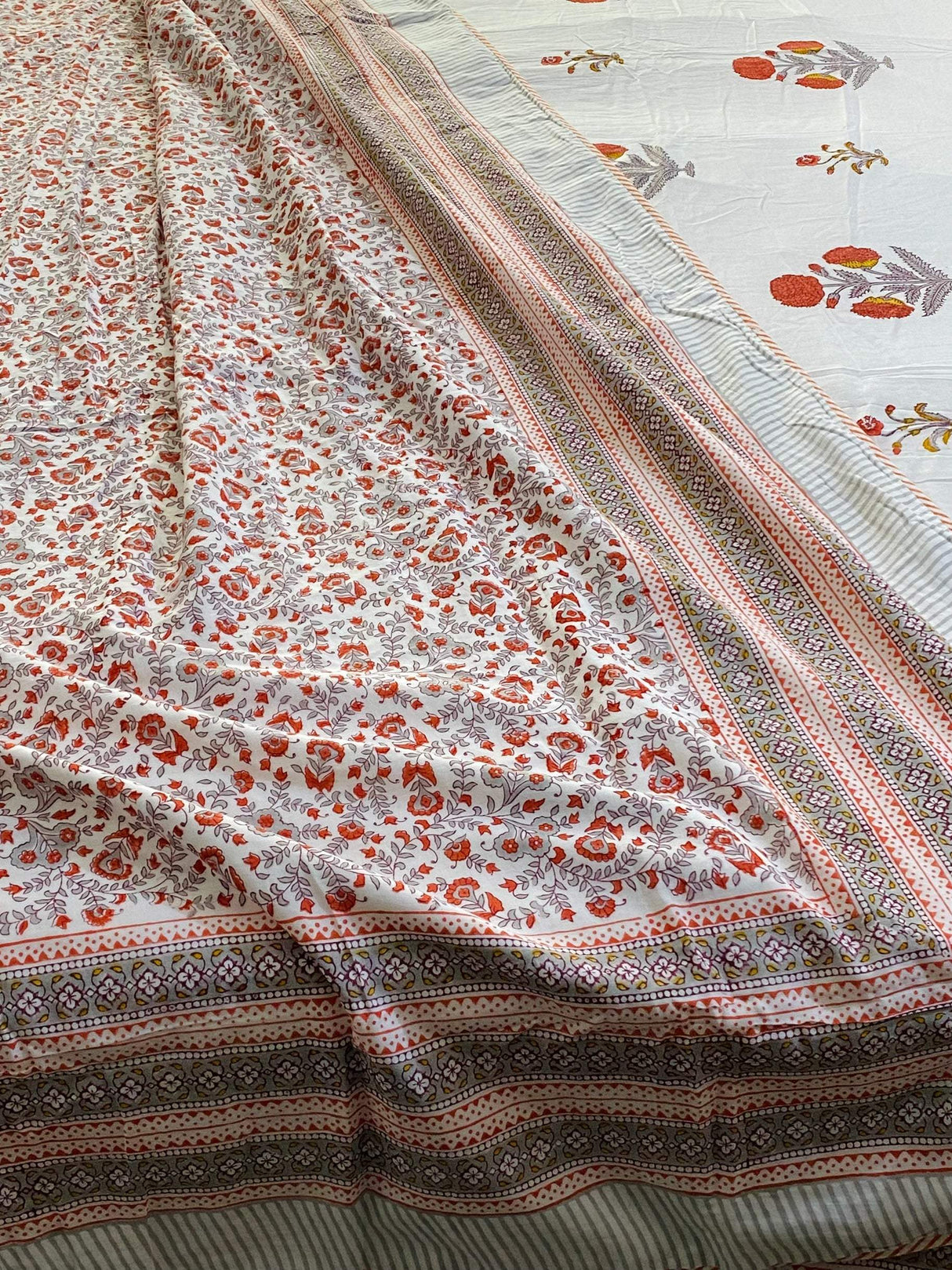 Blockprint Cotton Dohar