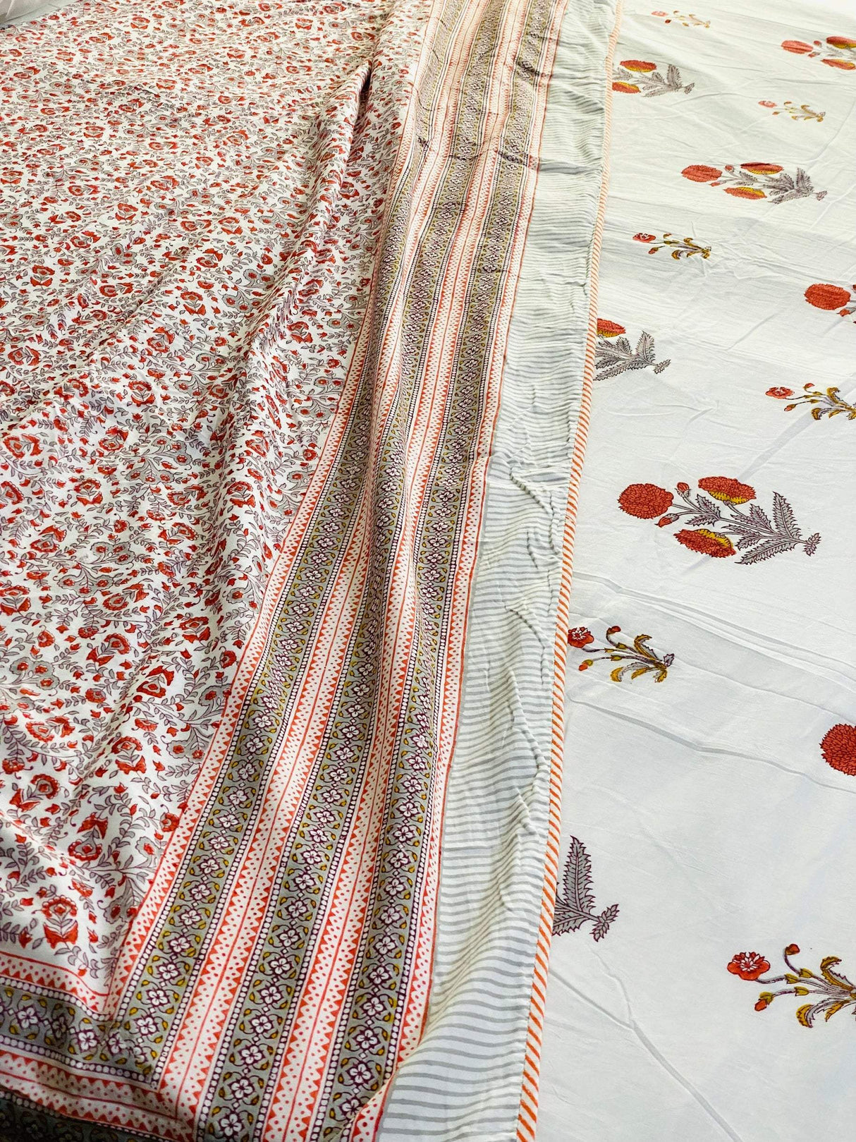 Blockprint Cotton Dohar