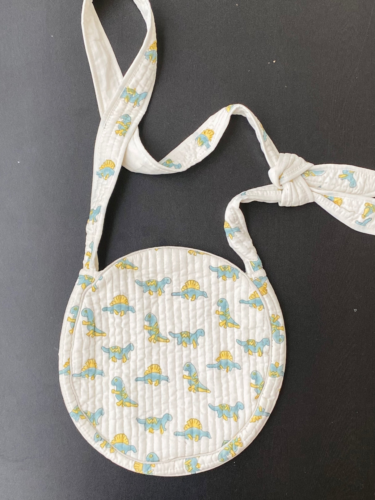 Round Sling Bag- Blockprint