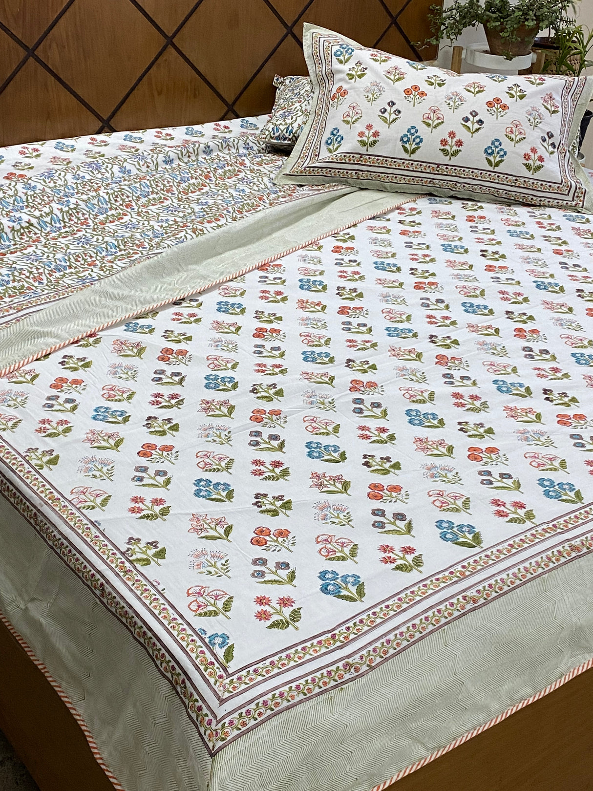 Blockprint Cotton Dohar