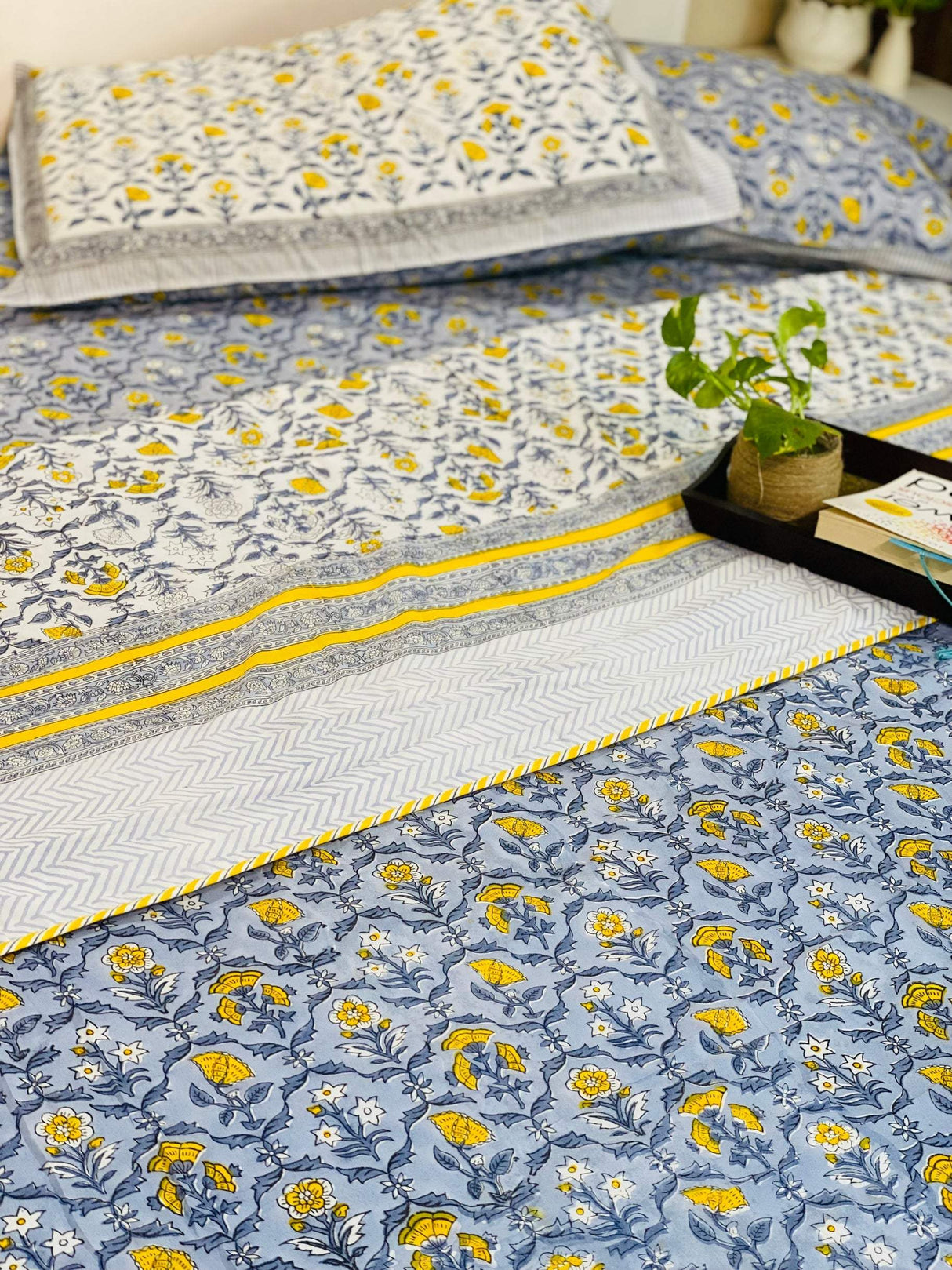 Blockprint Cotton Dohar