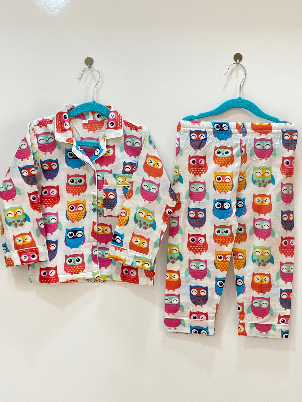 White Owl Kids Night Suit Set