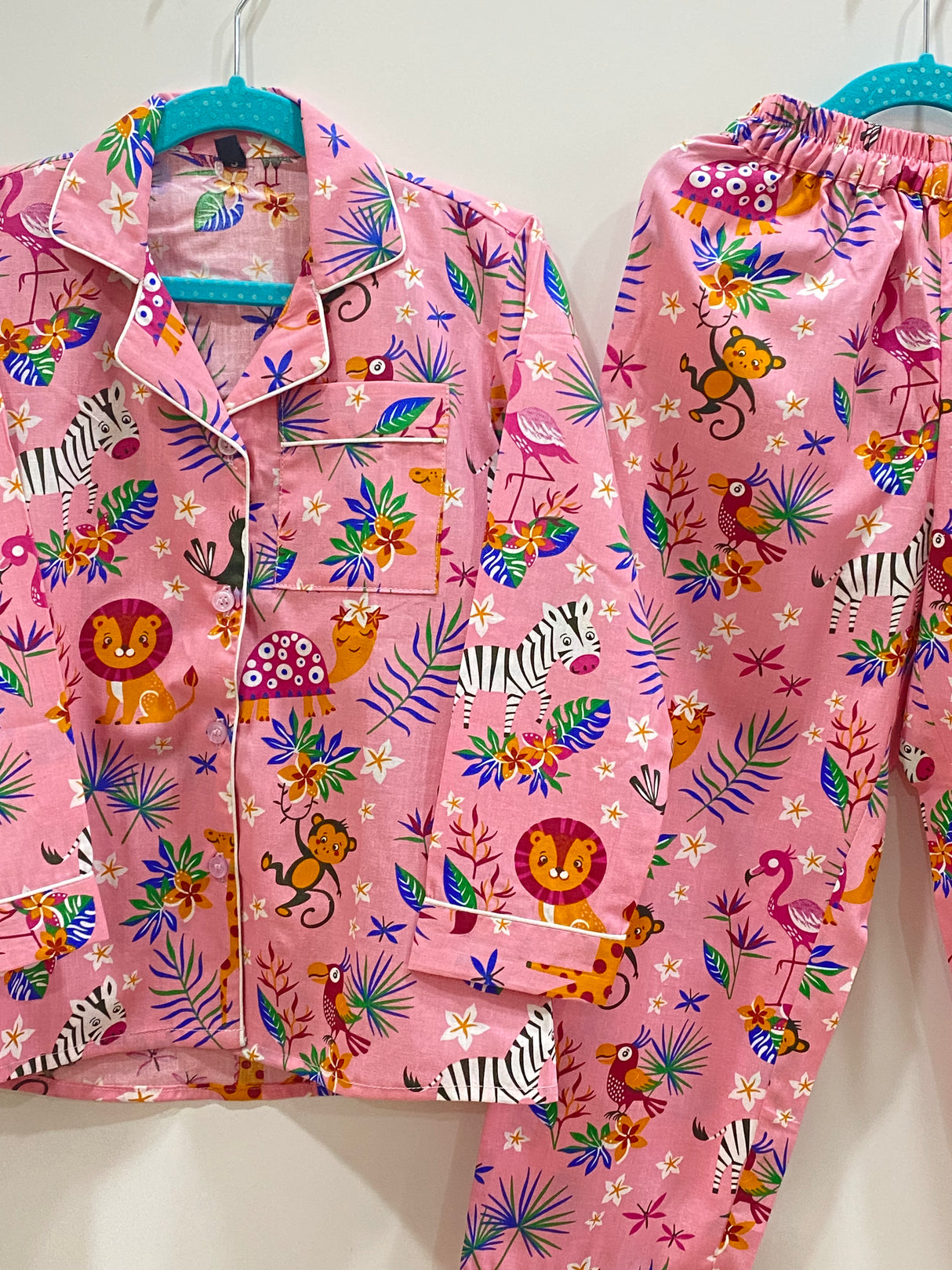 Jungle Animals Kids Night Suit Set