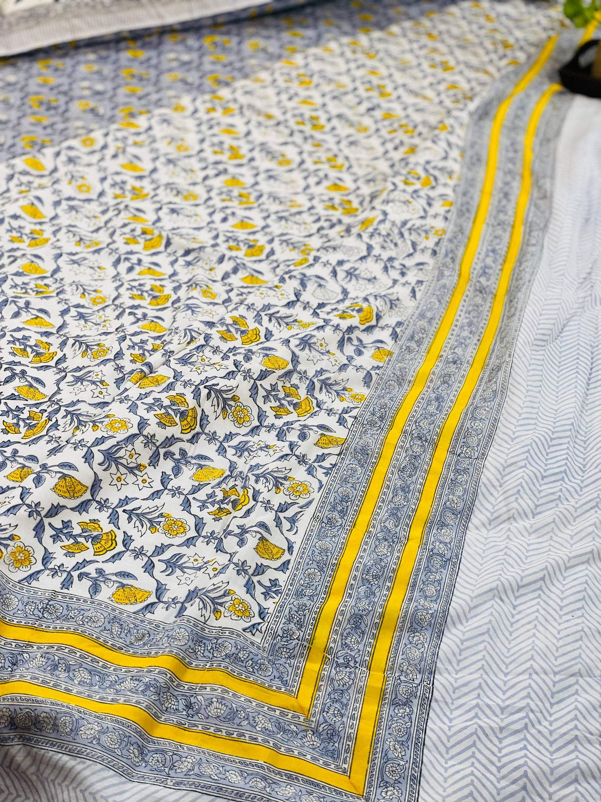 Blockprint Cotton Dohar