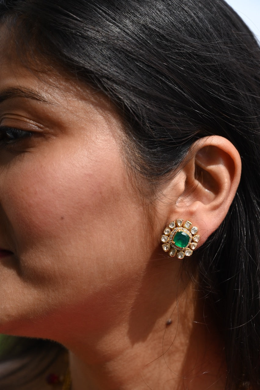 imitation-emerald-and-rubies-gulmohar-polki-92-5-silver-set