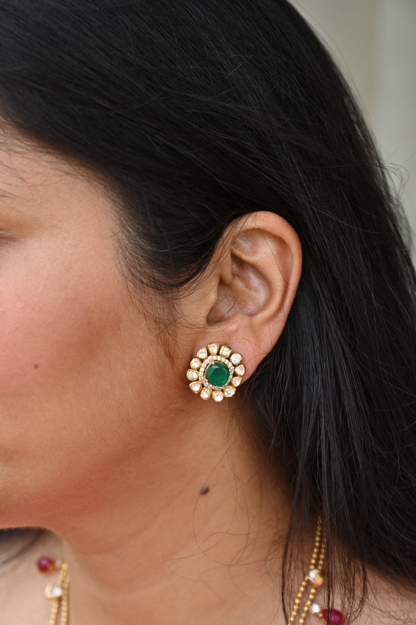 imitation-emerald-and-rubies-gulmohar-polki-92-5-silver-set