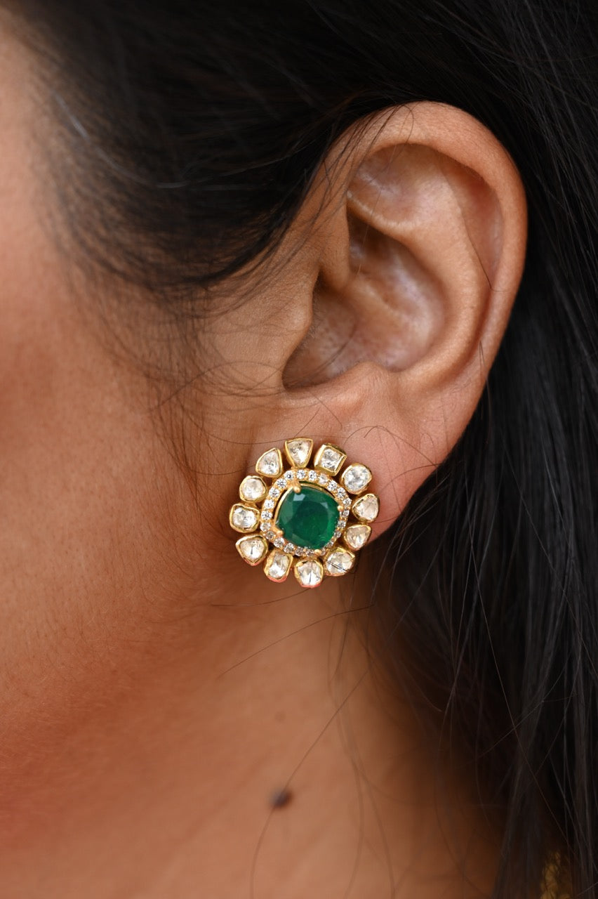 imitation-emerald-and-rubies-gulmohar-polki-92-5-silver-set