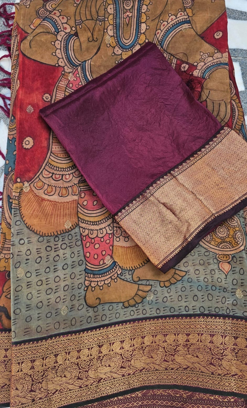 indian-dashavtara-kanchipattu-pure-kanjivaram-silk-kalamkari-saree