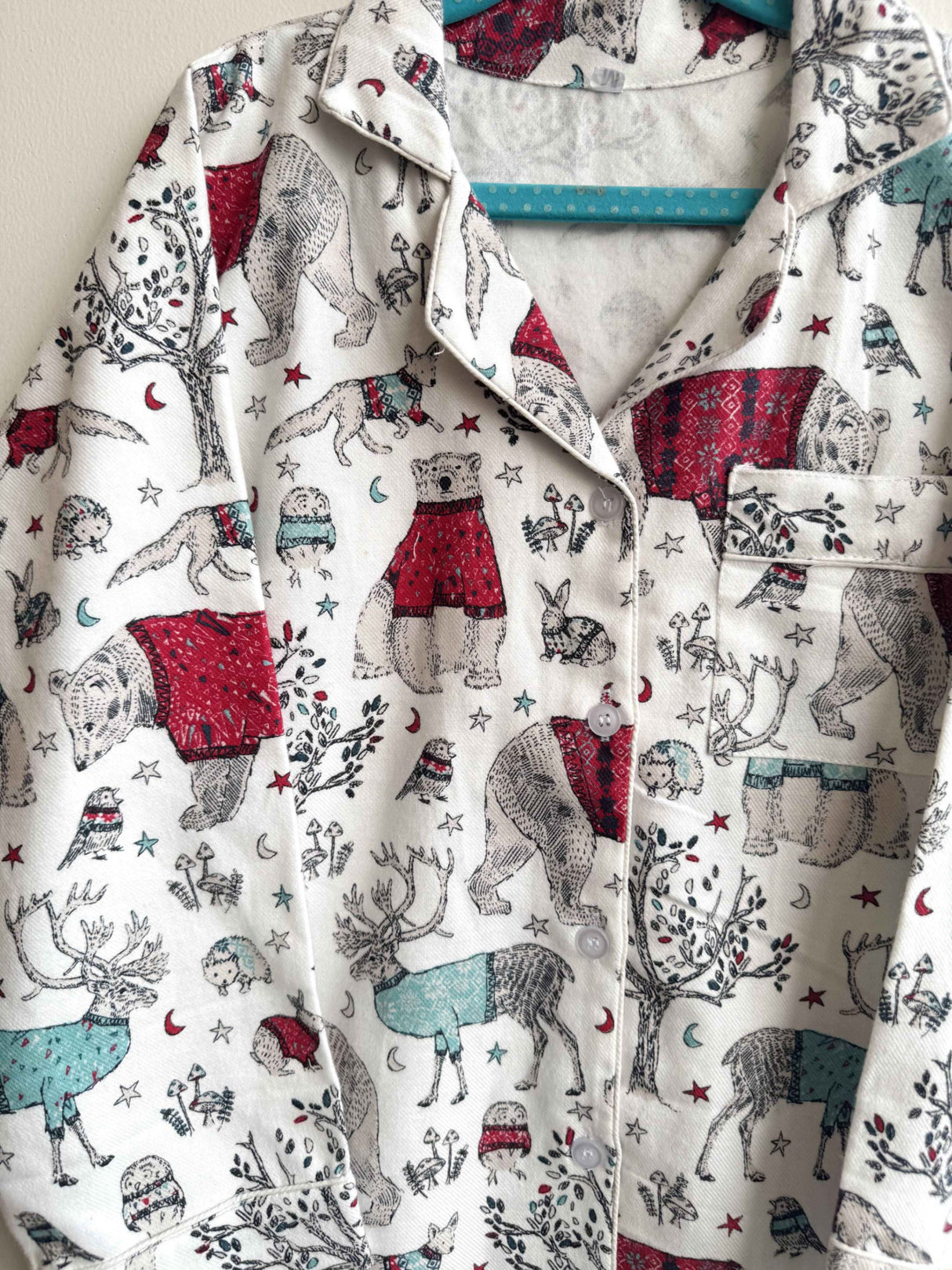 kids-printed--winter-nightwear-polar-animals
