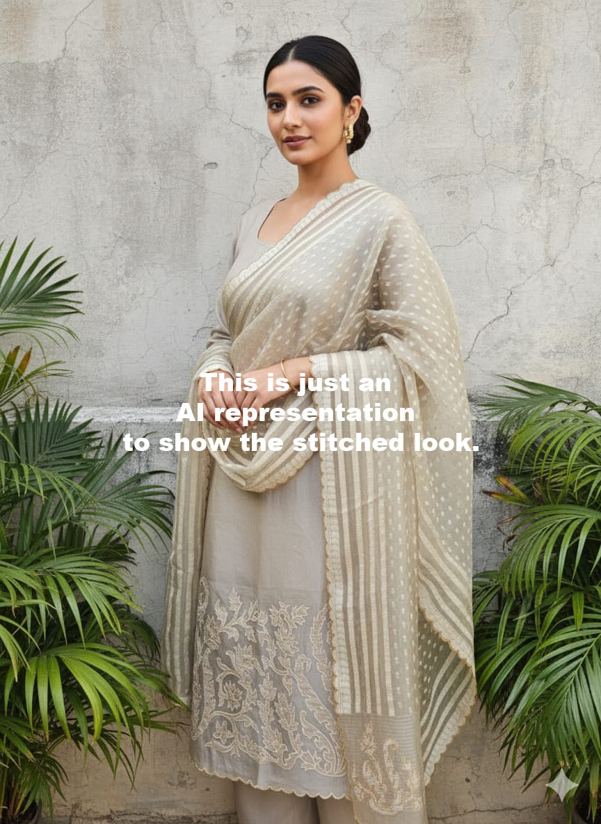 kora-organza-unstitched-suit-set-light-coffee