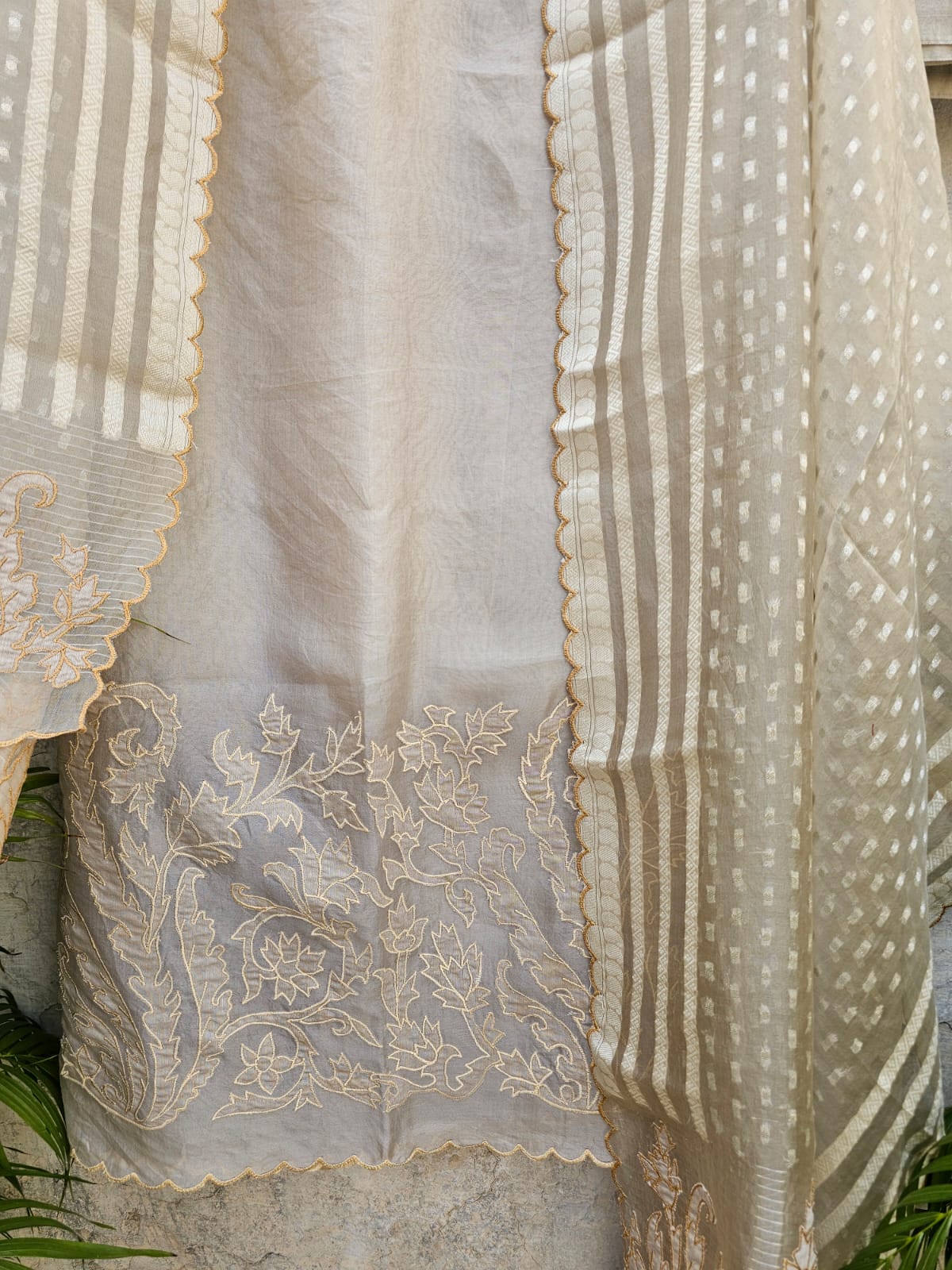 kora-organza-unstitched-suit-set-light-coffee