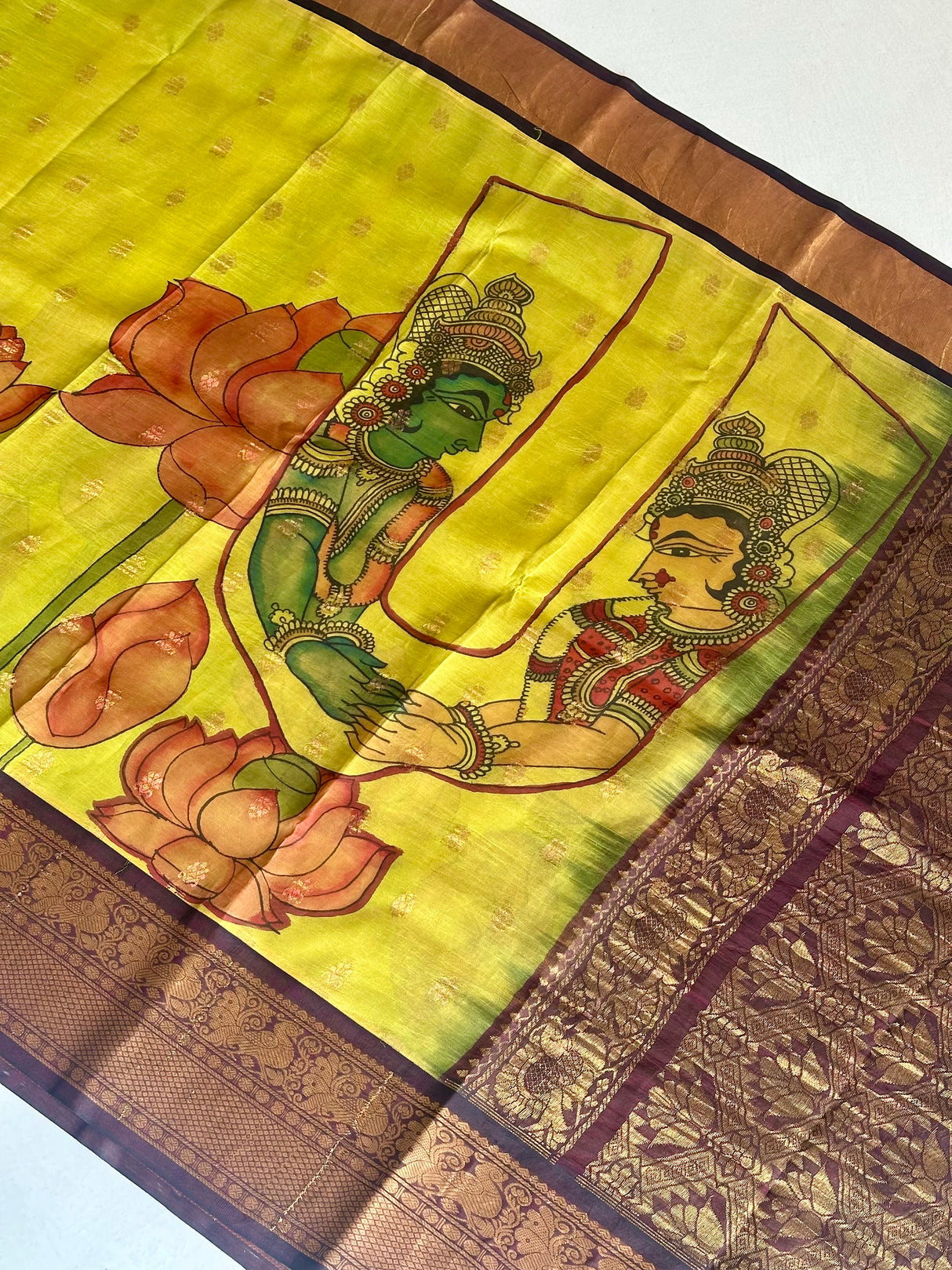 kupaddam-pattu-kalamkari-saree-inspired-by-temple-art