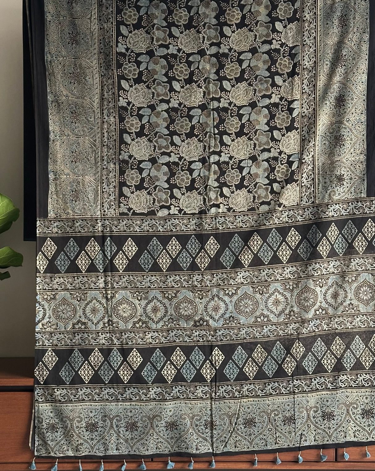 latest-ajrakh-handblock-chanderi-cotton-mulmul-saree