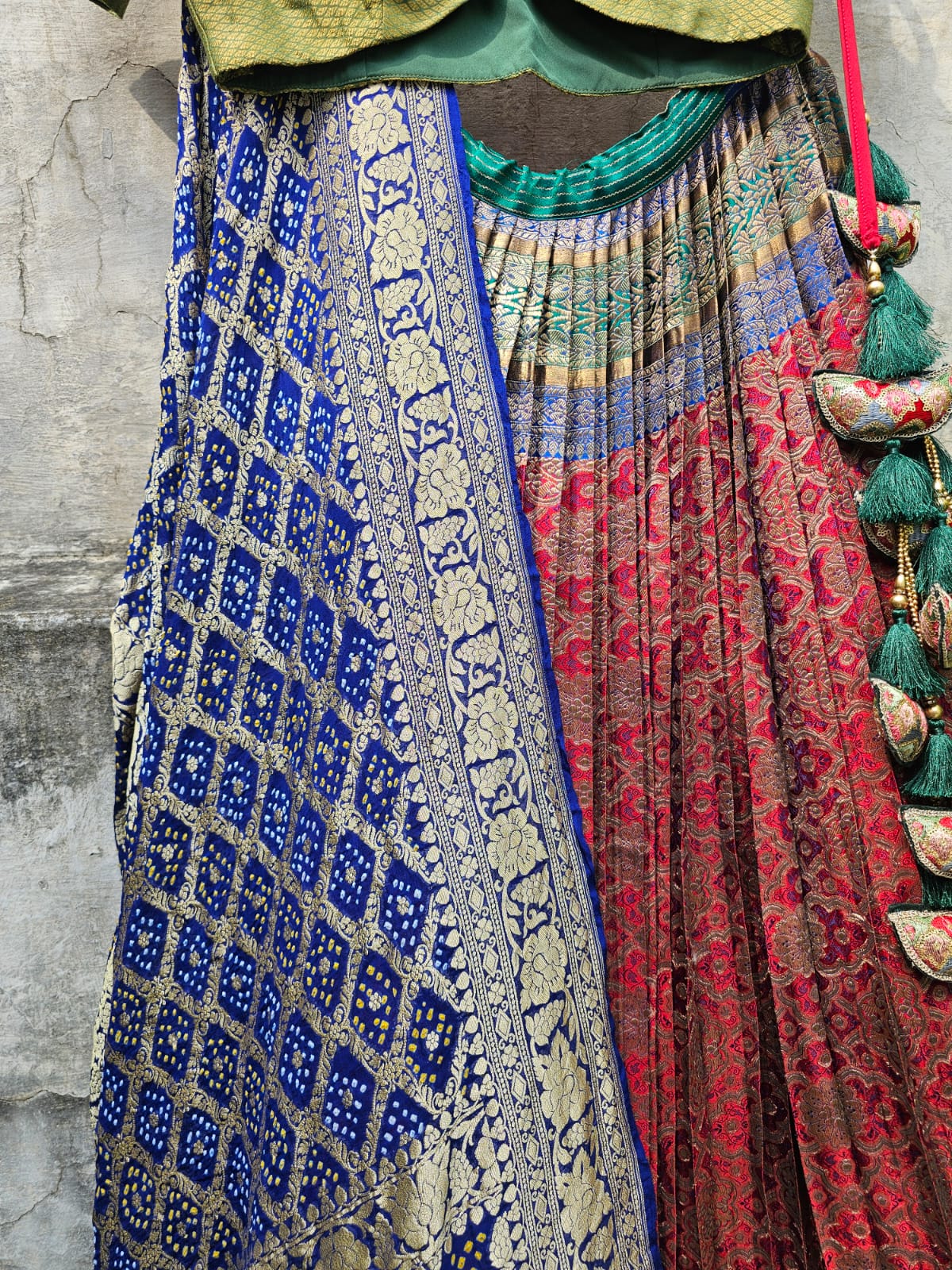 limited-edition-banarasi-silk-lehenga-with-pure-banarasi-georgette-bandhani-dupatta