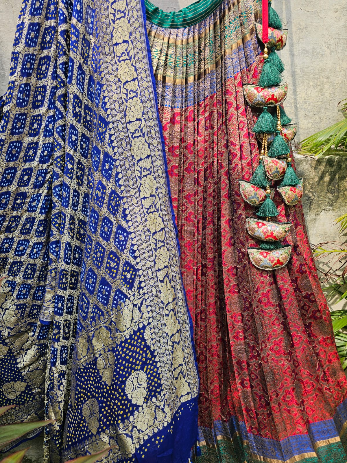 limited-edition-banarasi-silk-lehenga-with-pure-banarasi-georgette-bandhani-dupatta