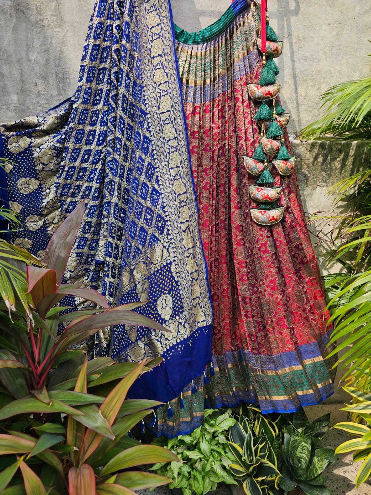 limited-edition-banarasi-silk-lehenga-with-pure-banarasi-georgette-bandhani-dupatta