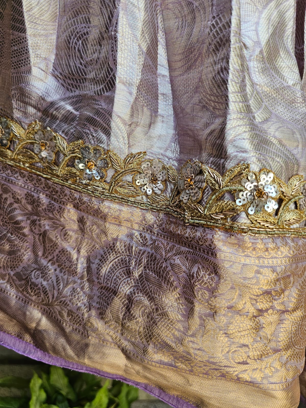 Limited Edition Banarsi Tissue Brocade Lehenga with Tissue Silk Paithani Dupatta