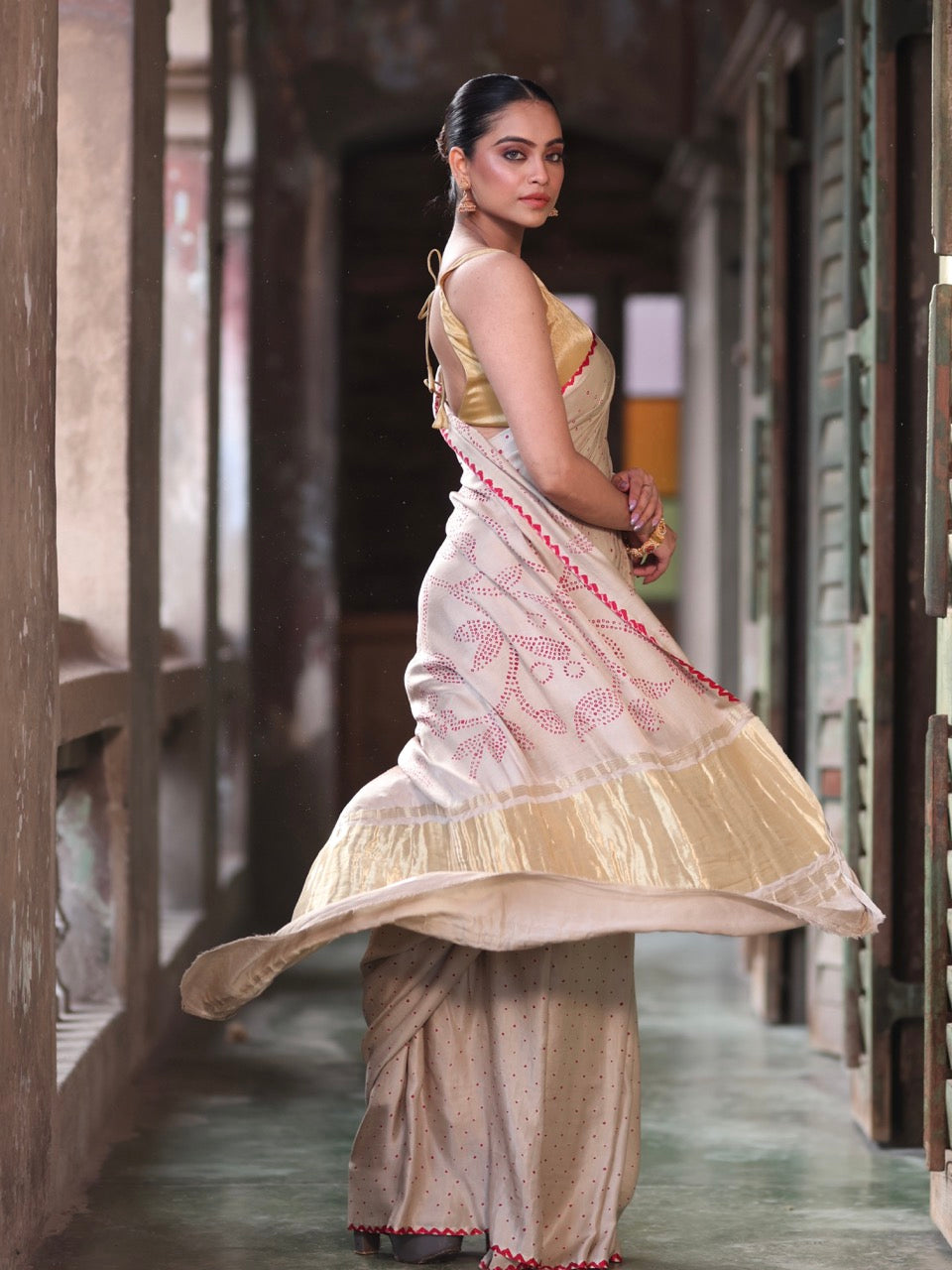 mehreen-glow-dusty-beige-pure-gajji-silk-bandhani-saree