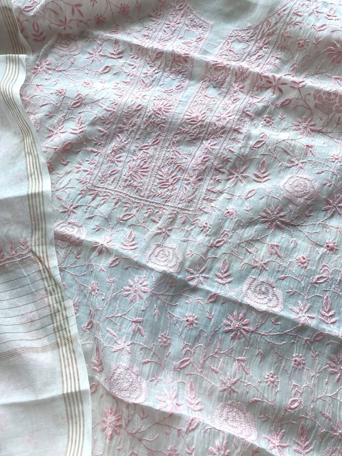 moonlit-garden-chanderi-mul-suit-set-with-chikankari-women-female-lucknowi