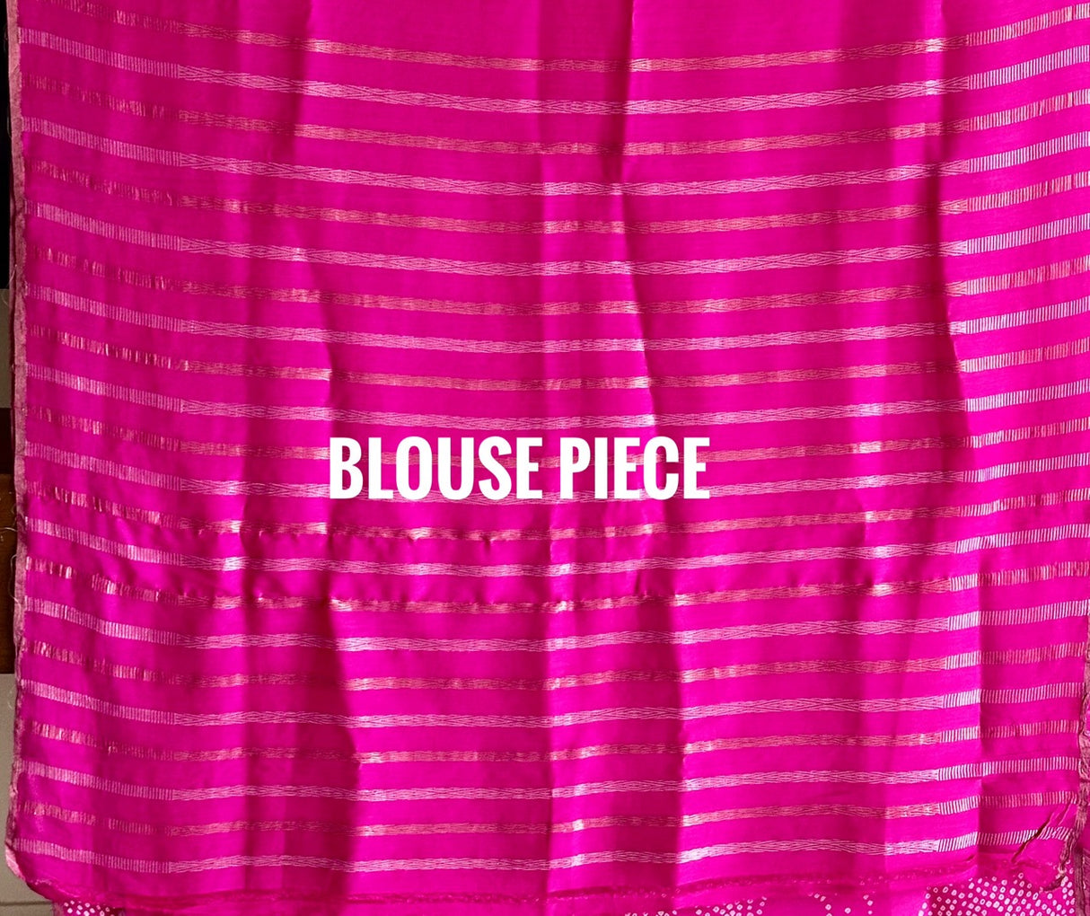 Munga Silk Bandhani Saree in Rani Pink | Kapaas Katha