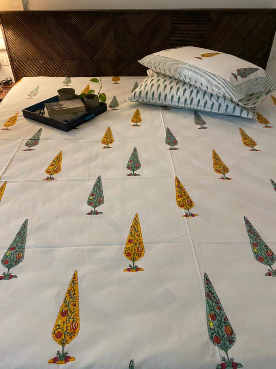 mustard-tree-king-cotton-bedsheet-color-view