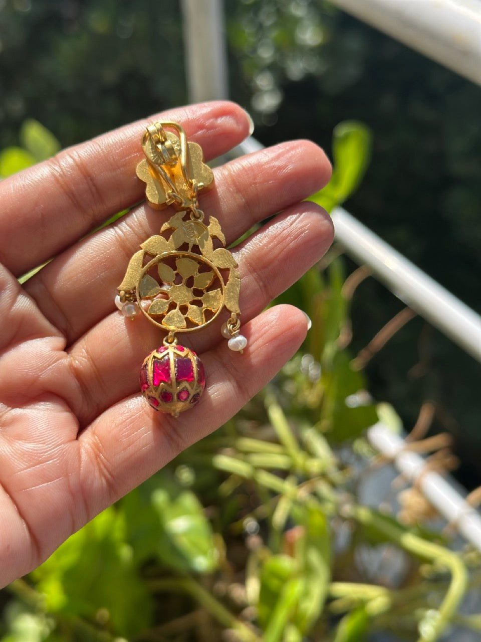 navratna-kundan-bloom-earrings