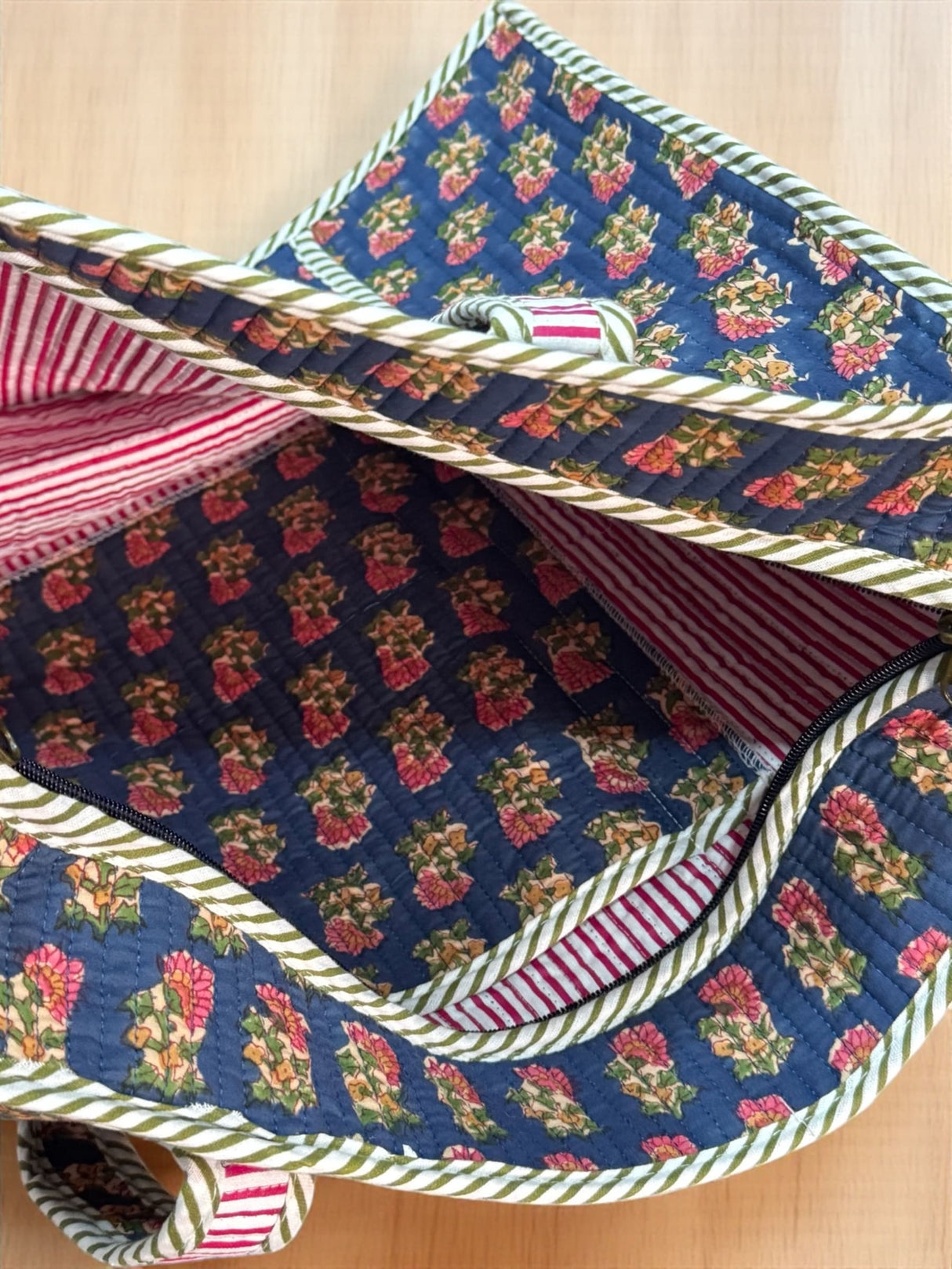 navy-blue-handcrafted-floral-print-tote-bag